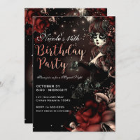 Tag der Toten Mädchen Rote Schwarze Geburtstagspar