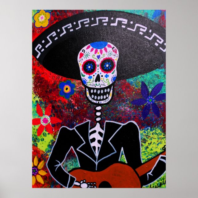 Tag der Toten Mariachi Poster (Vorne)
