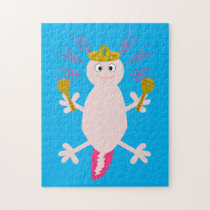 Tag der Toten Mexikanischer Axolotl Puzzle