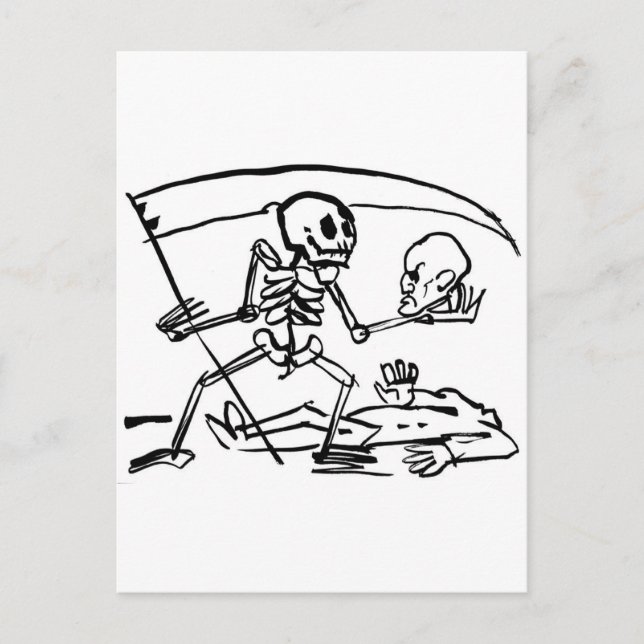 Tag der Toten, Mexiko. Circa 1951. Postkarte (Vorderseite)