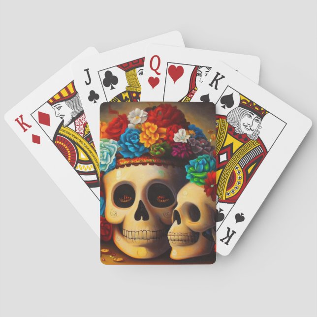 Tag der Toten Offrendas (2) Spielkarten (Rückseite)