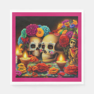 Tag der Toten Offrendas 3 Serviette