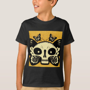 Tag der toten Schmetterlinge Holzschnitt 1 T-Shirt