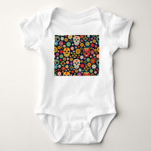 Tag der Toten Vintage Baby Strampler