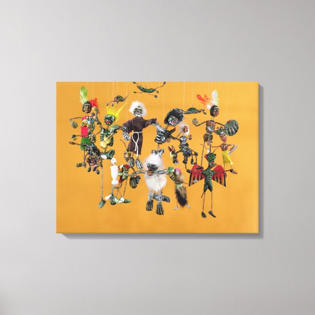 Tag der Toten von Oaxaca Leinwanddruck (Vorderseite)