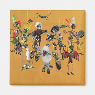 Tag der toten Zahlen, von Oaxaca Magnet