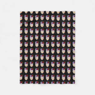 Tag der Toten Zucker-Schädel-Fliesblanket Fleecedecke