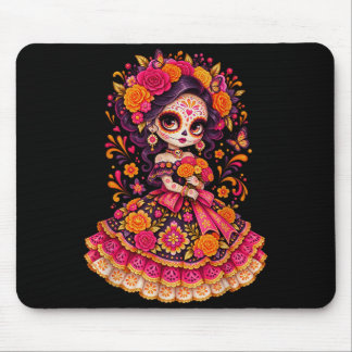 Tag der Toten Zuckerschädel Catrina Toter Tag Mousepad