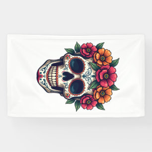 Tag der Toten Zuckerschädel � Dia de los Muertos S Banner