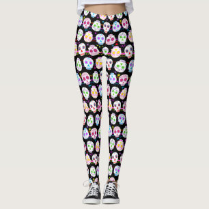 Tag der toten Zuckerschädel Leggings
