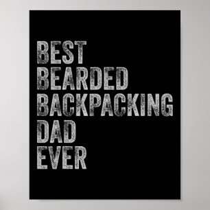 Tag der Totenfeier für den Vater mit Bartpackung Poster