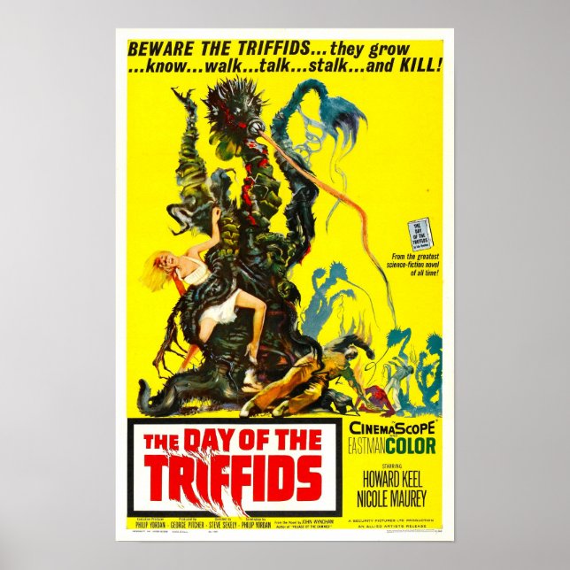 Tag der Triffids Vintag Movie Poster (Vorne)