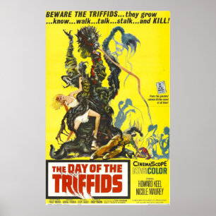 Tag der Triffids - Vintager Horror Poster