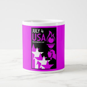Tag der Unabhängigkeit Amerikas Jumbo-Tasse
