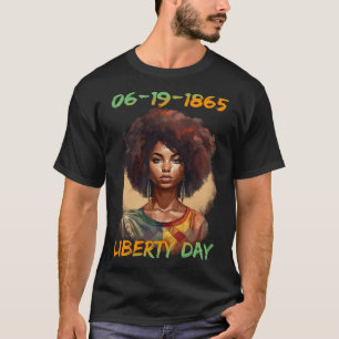 Tag der Unabhängigkeit der Afrikanisch-amerikanisc T-Shirt