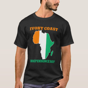 Tag der Unabhängigkeit der Elfenbeinküste 7. Augus T-Shirt