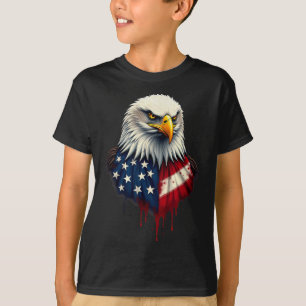 Tag der Unabhängigkeit des Adlers durch die amerik T-Shirt
