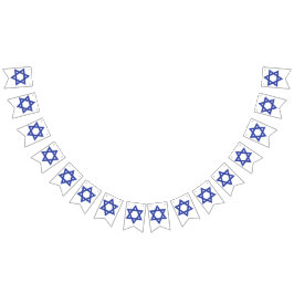 Tag der Unabhängigkeit Israels Wimpelkette