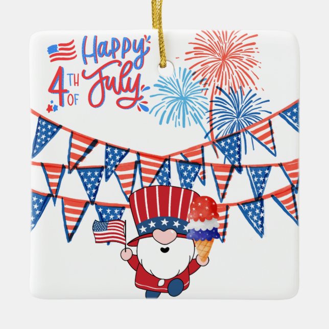 Tag der Unabhängigkeit Keramikornament (Vorderseite)