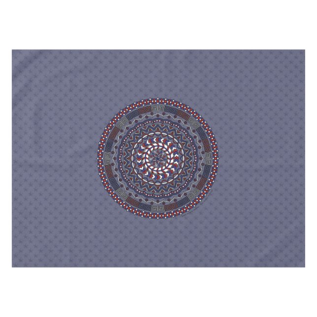 Tag der Unabhängigkeit Tischdecke (Vorderseite (Horizontal))