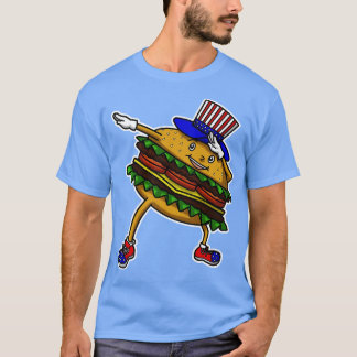 Tag der Unabhängigkeit von Burger T-Shirt
