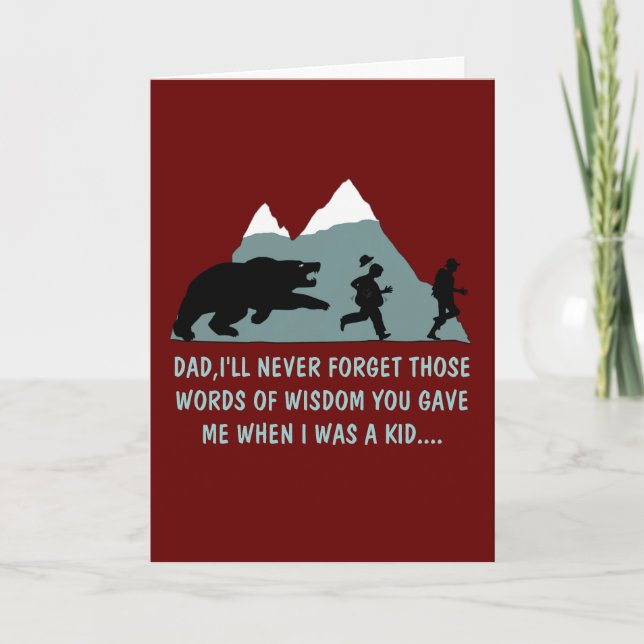 Tag der unglaublich witzig Väter Karte (Vorderseite)