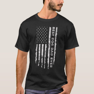 Tag der Väter Vorstellung Bester Hund Vater je mit T-Shirt