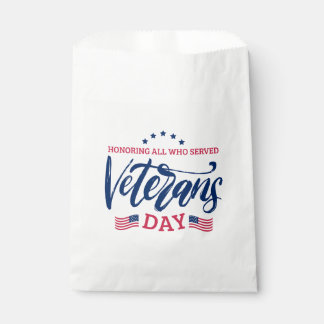 Tag der Veteranen - Alle, die gedient haben, ehren Geschenktütchen