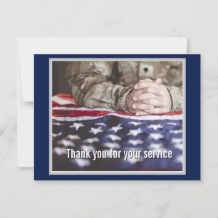 Tag der Veteranen - Alle, die gedient haben, ehren Postkarte