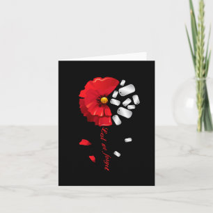 Tag der Veteranen, damit wir die Red Poppy Blume U Karte