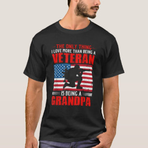 Tag der Veteranen der US-Armee Großvater USA T-Shirt
