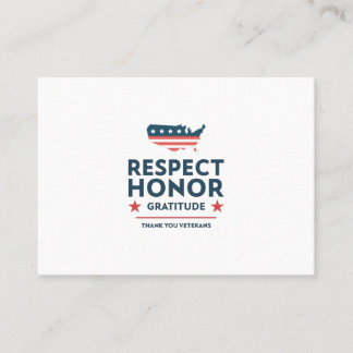 Tag der Veteranen mit Dankesworte