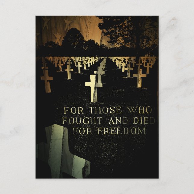 Tag der Veteranen Postkarte (Vorderseite)