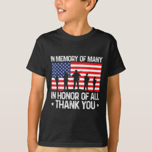 Tag der Veteranen zu Ehren aller Gedenktage T-Shirt