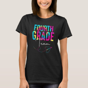 Tag der vierten Gefärbte Krawatte des Teams T-Shirt