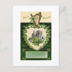 Tag der Vintagen St. Patricks Postkarte