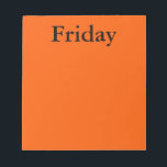 Tag der visuellen Kalender-Tools der Freitagshinwe Notizblock<br><div class="desc">Visuelle Kalendertage der Woche Freitagshinweise - für Visuelle farbcodierte Kalender adaptive Lebenstools CricketDiane Art and Design - Freitag, Kalender, Wochentage, Visuelle Kalenderprogramme, Heute sind Notepad, Visuelle Identifikations-Tage der Woche Tools, Visuell farbcodierte Organisierungstools Kalender Notepad, adaptive Lebenstools, Tools für Menschen mit Behinderungen, Tools, Visuell Language Tools - Kalender / Tage der...</div>