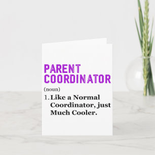 Tag der Wertschätzung für Elternkoordinatoren Karte