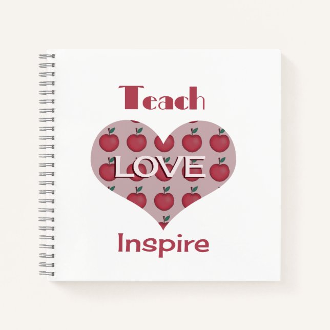 Tag der Wertschätzung für Lehrer Notizbuch (Vorderseite)