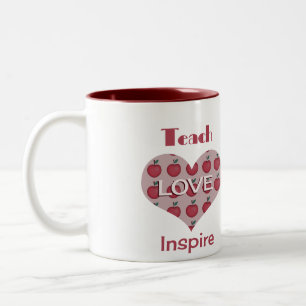 Tag der Wertschätzung für Lehrer Zweifarbige Tasse