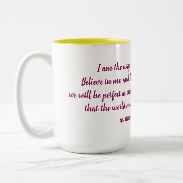 Tag der Woche Tasse: Dienstag Zweifarbige Tasse (Links)