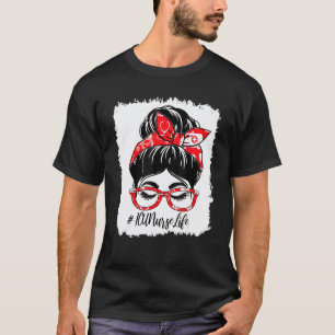Tag der Würdigung des gebleichten, unordentlichen T-Shirt