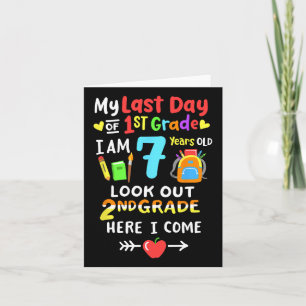 Tag des 1. Abschlusses 2. Klasse Hier komme ich Karte