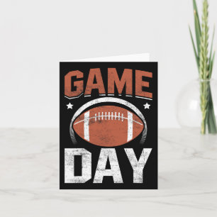 Tag des American Footballs Männer Frauen Jugend Karte