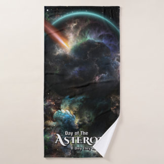 Tag des Asteroiden SciFi Fraktal Art Badehandtuch