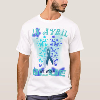 Tag des Autismus Bewusstsein, im April tragen wir T-Shirt