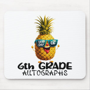 Tag des Autografen-Abschlusses der 6. Klasse Boys Mousepad