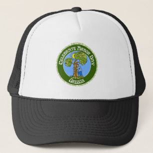 Tag des Baums Oregon Truckerkappe