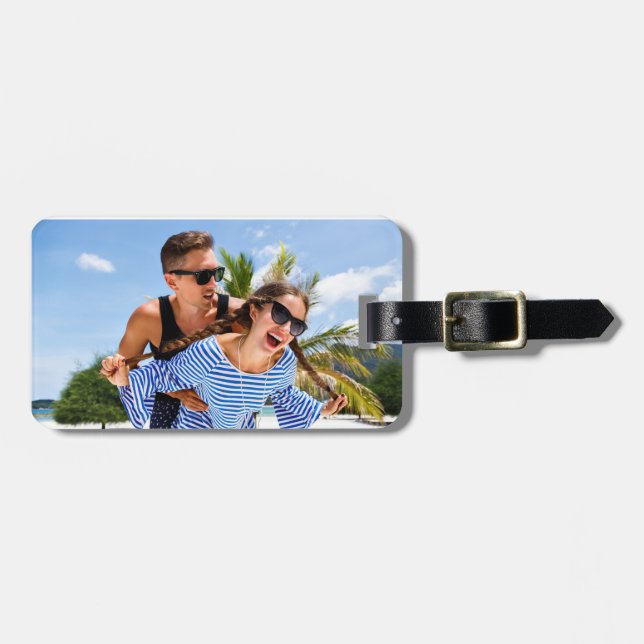 Tag des benutzerdefinierten Fotos Gepäckanhänger (Vorderseite horizontal)