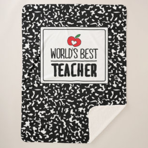 Tag des besten Lehrers-Lehrers der Welt Sherpadecke